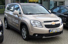 Chevrolet Orlando jazda próbna