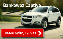 Bankowóz Captiva bez VAT